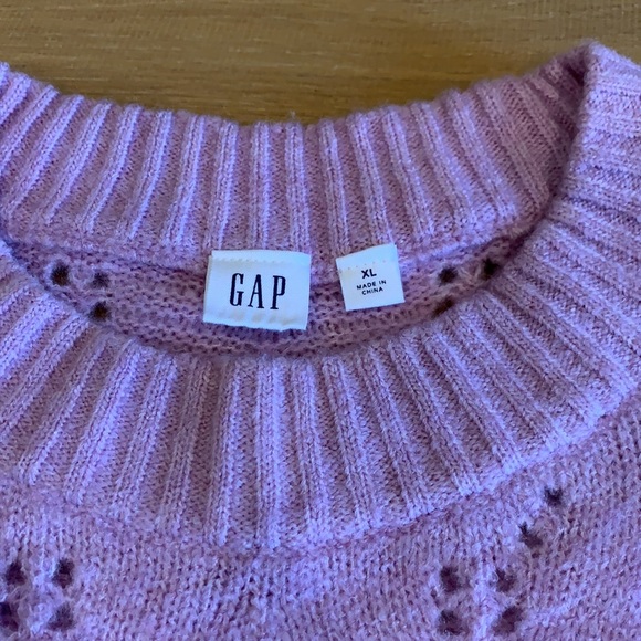 Gap Pointelle Crew Neck Sweater - Picture 8 of 8